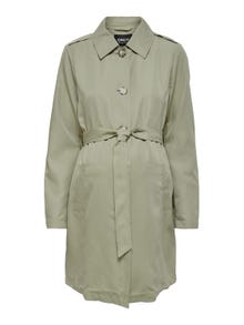 ONLY Mama enfärgad Trenchcoat -Slate Green - 15256984