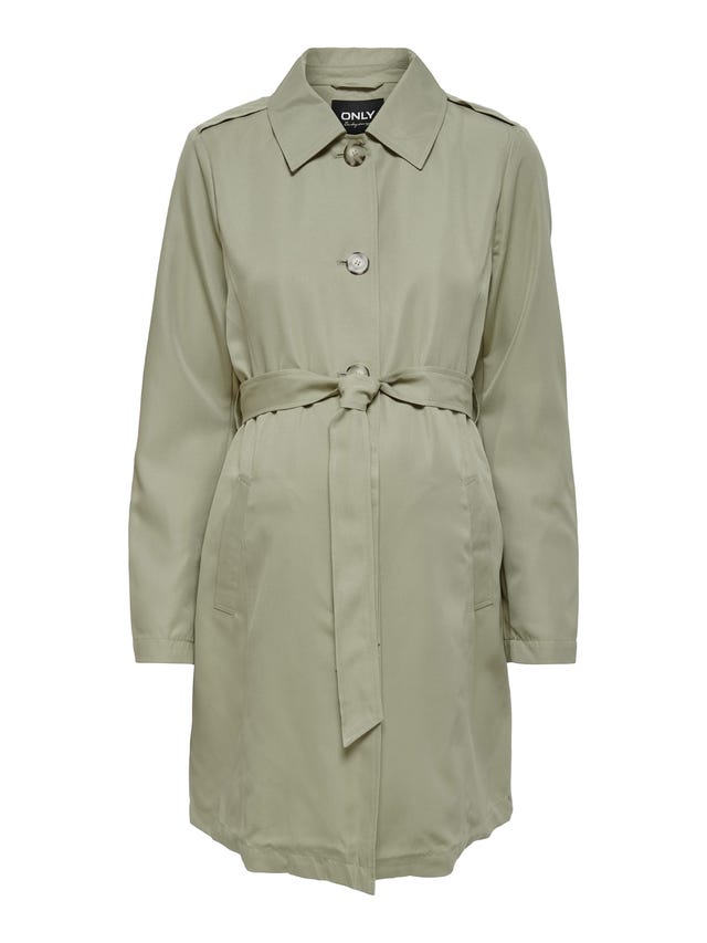 ONLY Mama de couleur unie Trench - 15256984