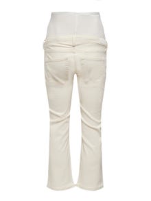 ONLY Premamá OLMKenya Life Talle estándar Jeans de campana -Ecru - 15257020