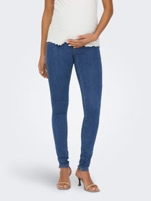 ONLY Skinny fit Mid waist Jeans -Medium Blue Denim - 15257023