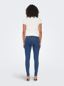ONLY Jeans Skinny Fit Taille moyenne -Medium Blue Denim - 15257023