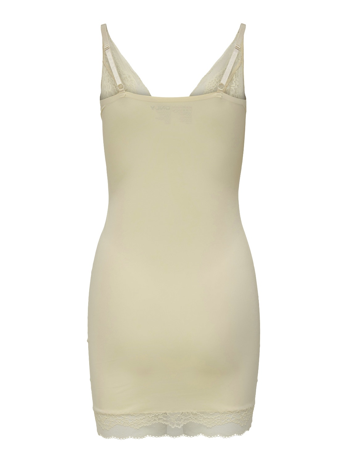 ONLY Detalle de encaje lencero Vestido -Nude - 15257115