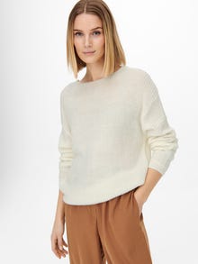 ONLY Pull-overs Col rond -Cloud Dancer - 15257116