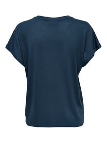 ONLY Einfarbiges T-Shirt -Moonlit Ocean - 15257232