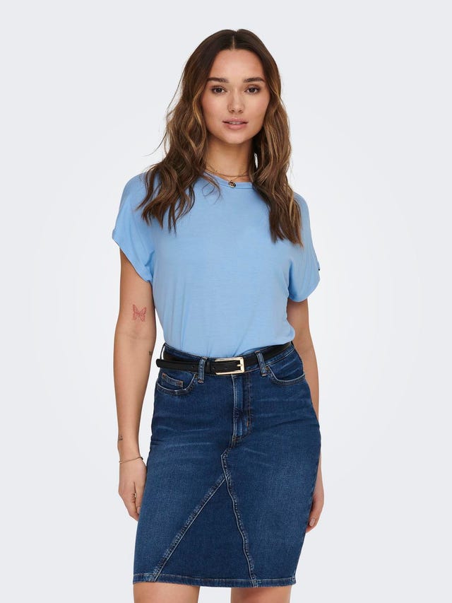 ONLY Regular Fit Round Neck Top - 15257232