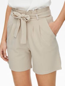 ONLY Con cinturón Shorts -Chateau Gray - 15257246