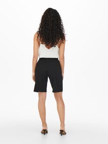 ONLY Normal geschnitten Mittlere Taille Shorts -Black - 15257249
