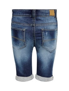 ONLY KOBMatt turnup Denim shorts -Medium Blue Denim - 15257273