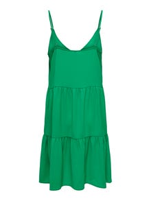 ONLY Regular Fit V-Neck Short dress -Jelly Bean - 15257312