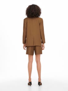 ONLY Blazers Comfort Fit Col à revers -Toffee - 15257363