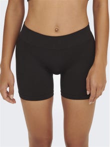 ONLY 2-pack naadloze mini Shorts -Black - 15257453