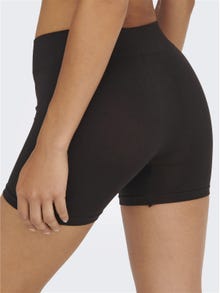ONLY 2-pack seamless mini Shorts -Black - 15257453