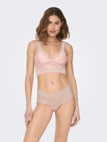 ONLY Hohe Taille Unterhose -Sepia Rose - 15257469