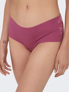 ONLY Slips Taille haute -Red Violet - 15257469
