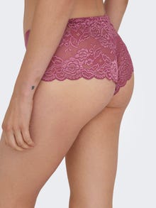 ONLY Hohe Taille Unterhose -Red Violet - 15257469