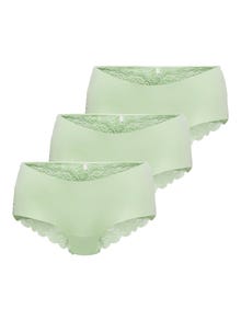 ONLY 3-pack lace Briefs -Subtle Green - 15257469