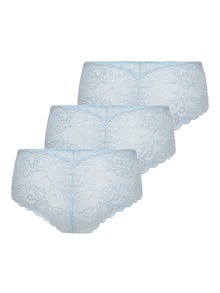 ONLY 3-pack lace Briefs -Clear Sky - 15257469