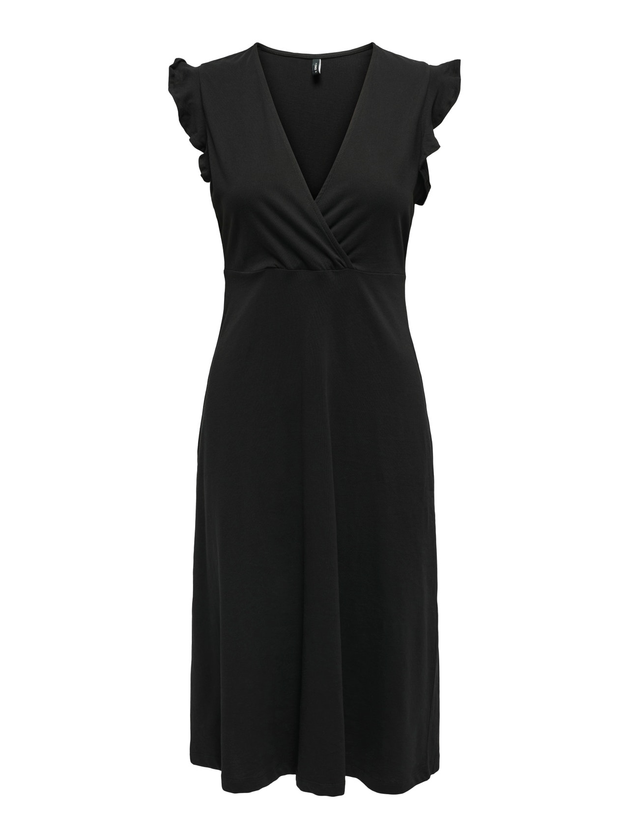 ONLY Regular Fit O-hals Lang kjole -Black - 15257520