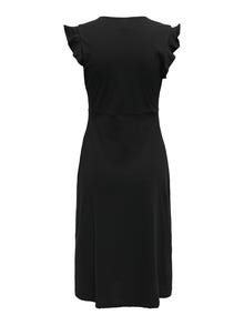 ONLY Normal passform O-ringning Lång klänning -Black - 15257520