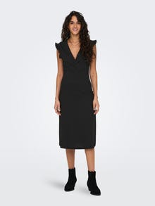 ONLY Regular fit O-hals Lange jurk -Black - 15257520