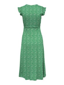 ONLY Robe longue Regular Fit Col rond -Green Bee - 15257520