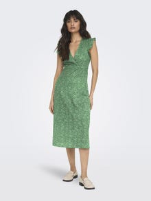 ONLY Midi Frill Dress -Green Bee - 15257520