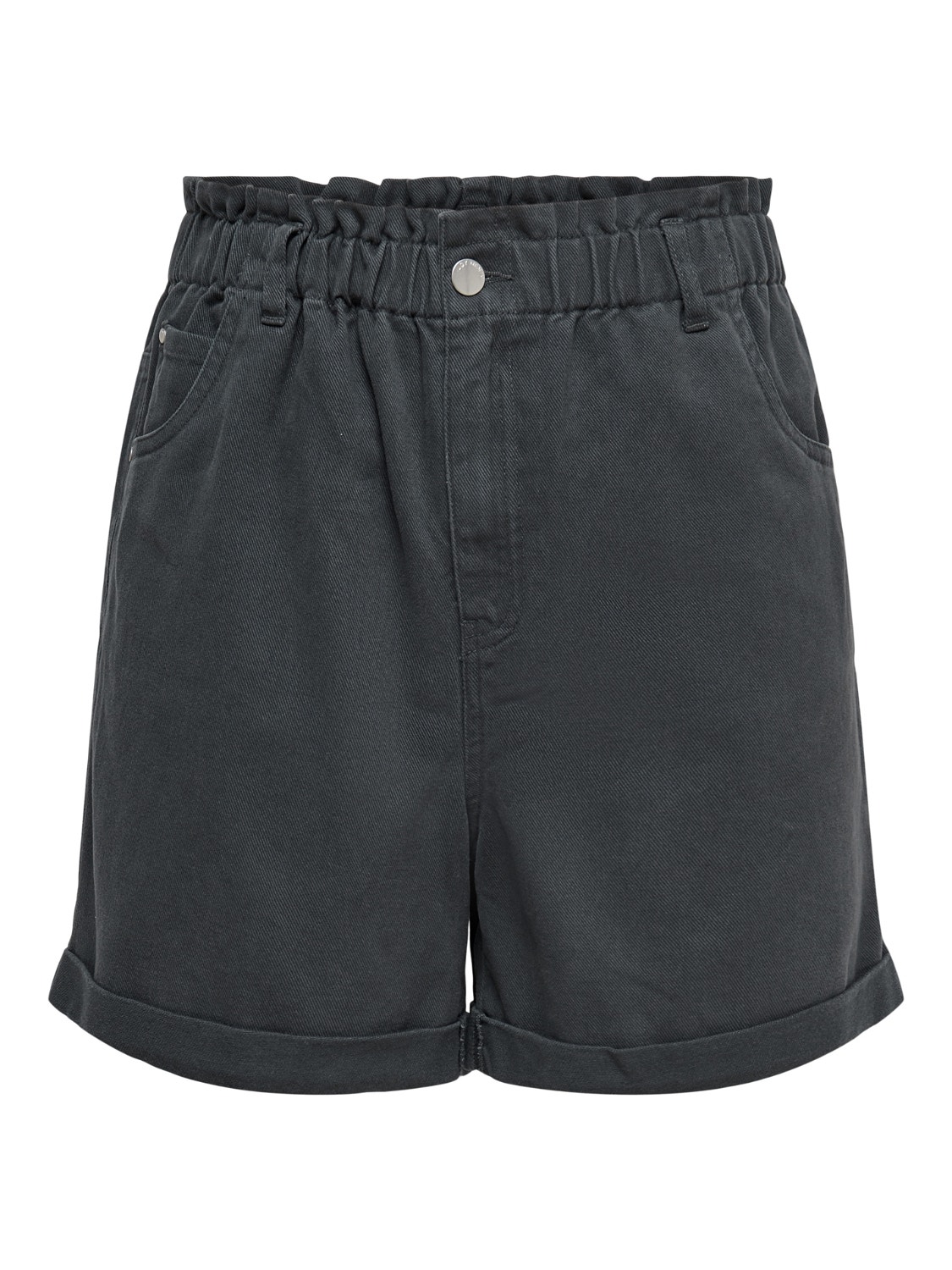 ONLY Shorts Loose Fit Taille haute Ourlets repliés -Phantom - 15257540