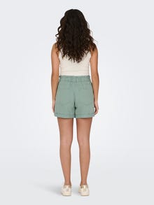 ONLY High-waist Shorts -Chinois Green - 15257540