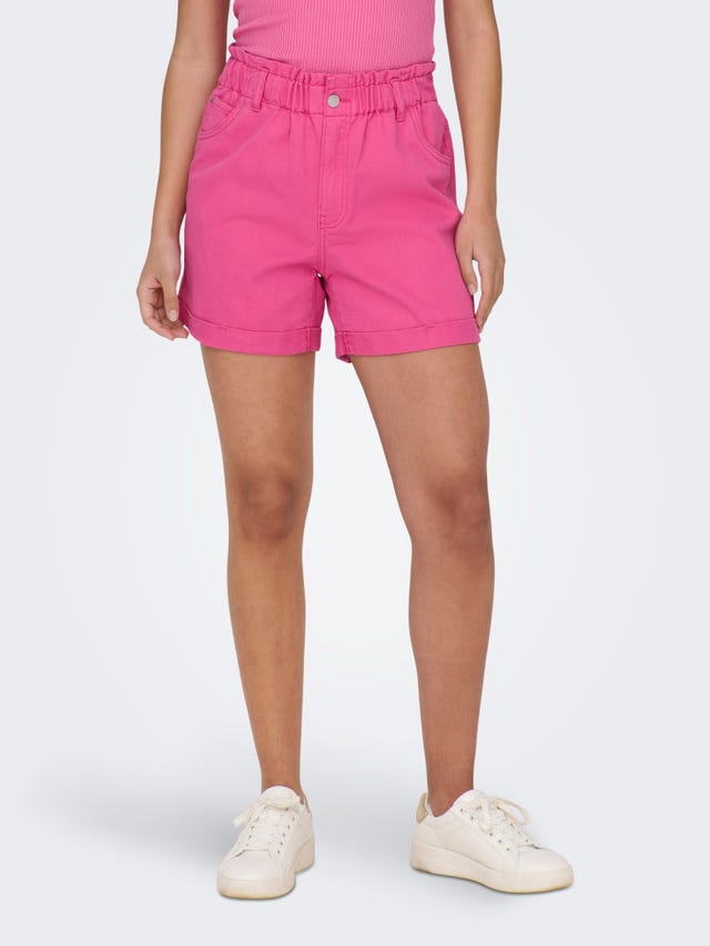 ONLY Loose fit High waist Omvouwbare zomen Shorts - 15257540