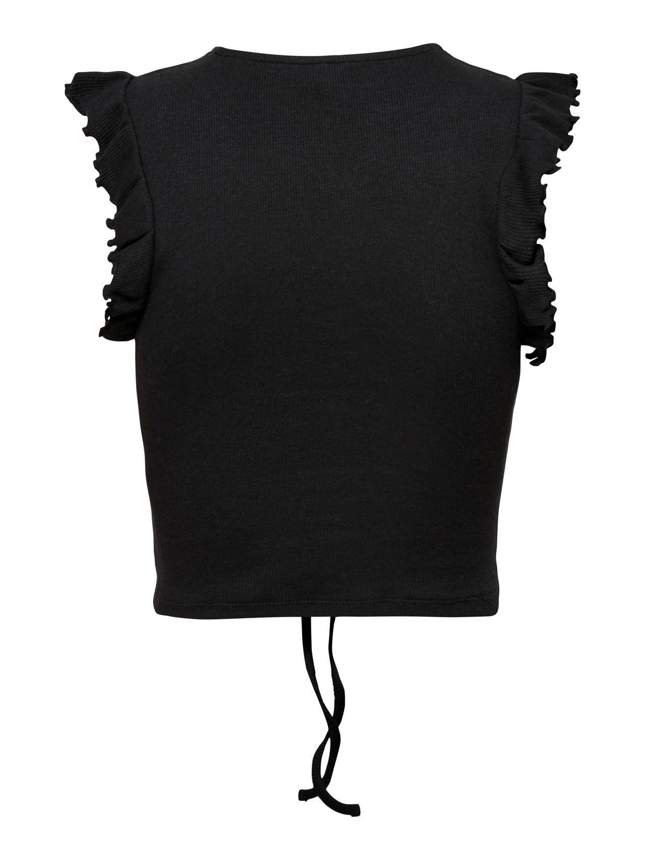 ONLY Ruching Top -Black - 15257542