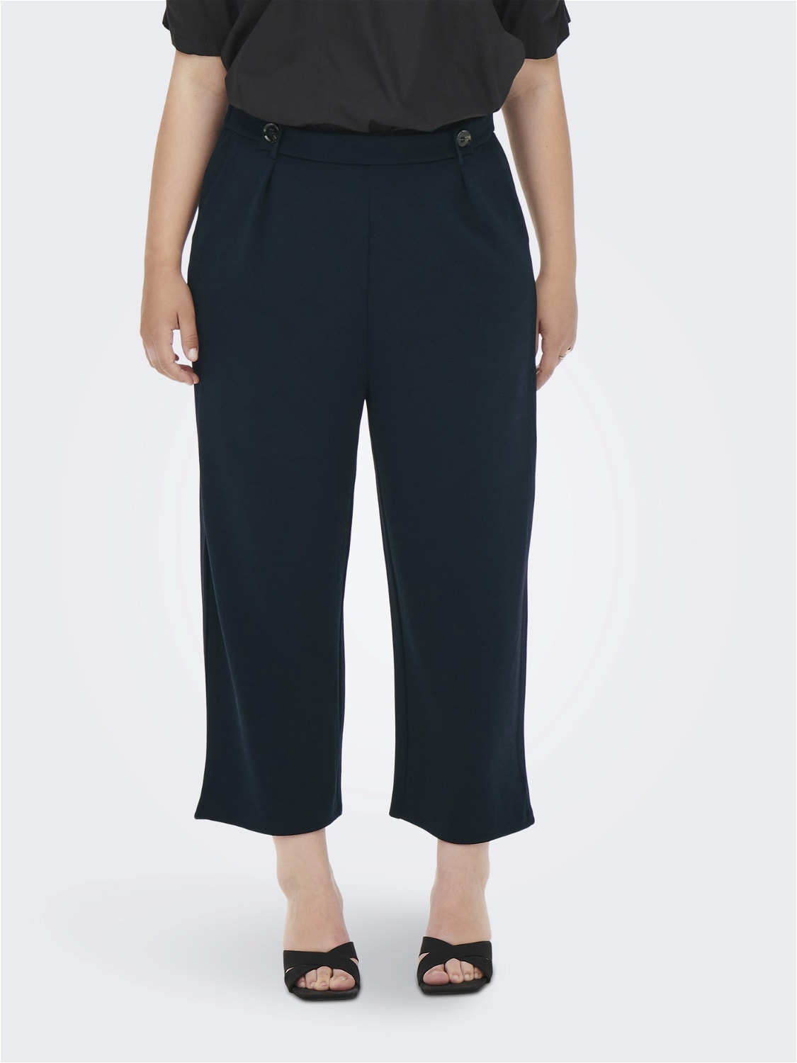 Curvy culotte Trousers | Dark Blue | ONLY®
