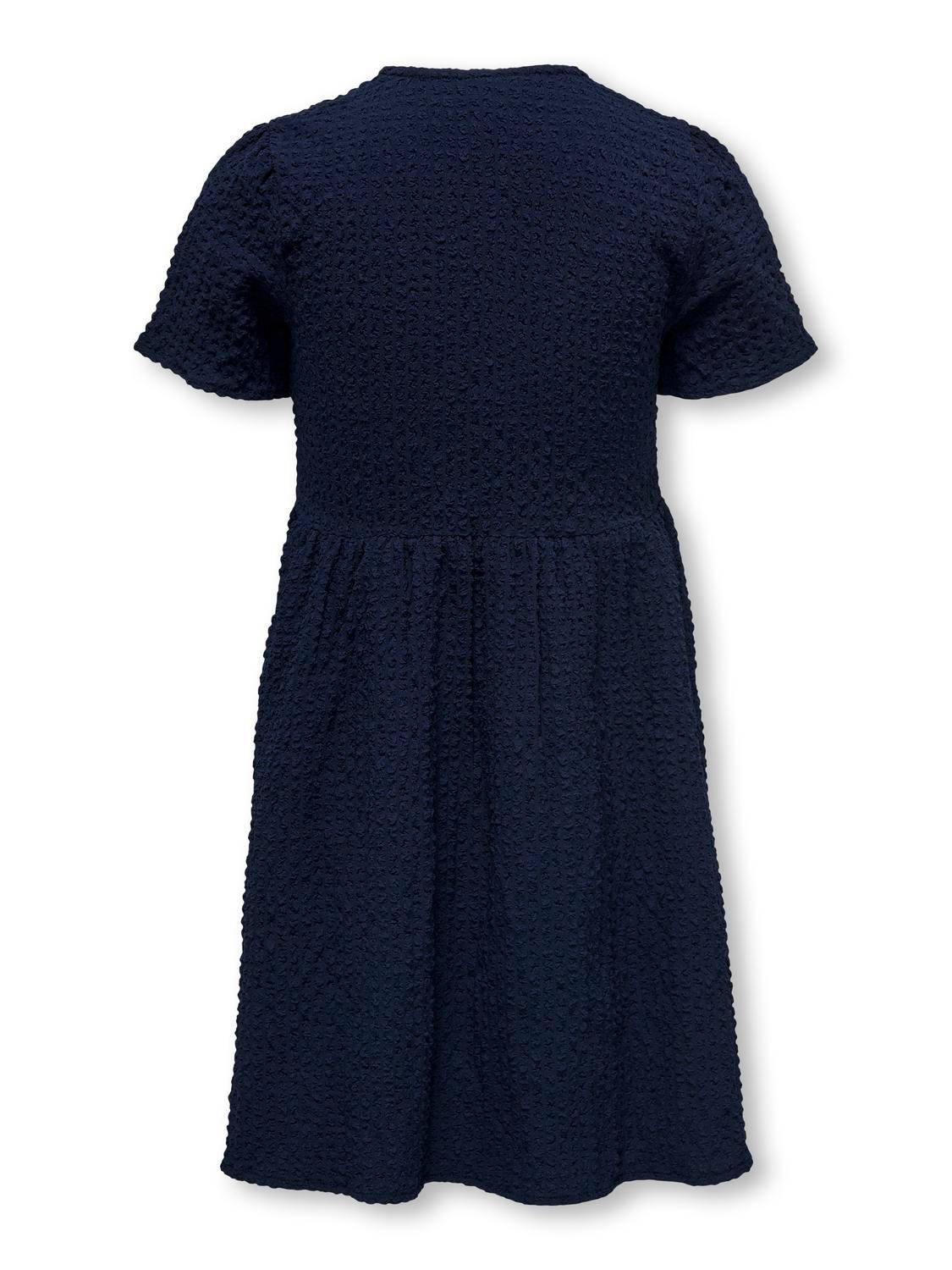 ONLY Regular Fit V-Neck Short dress -Navy Blazer - 15257592