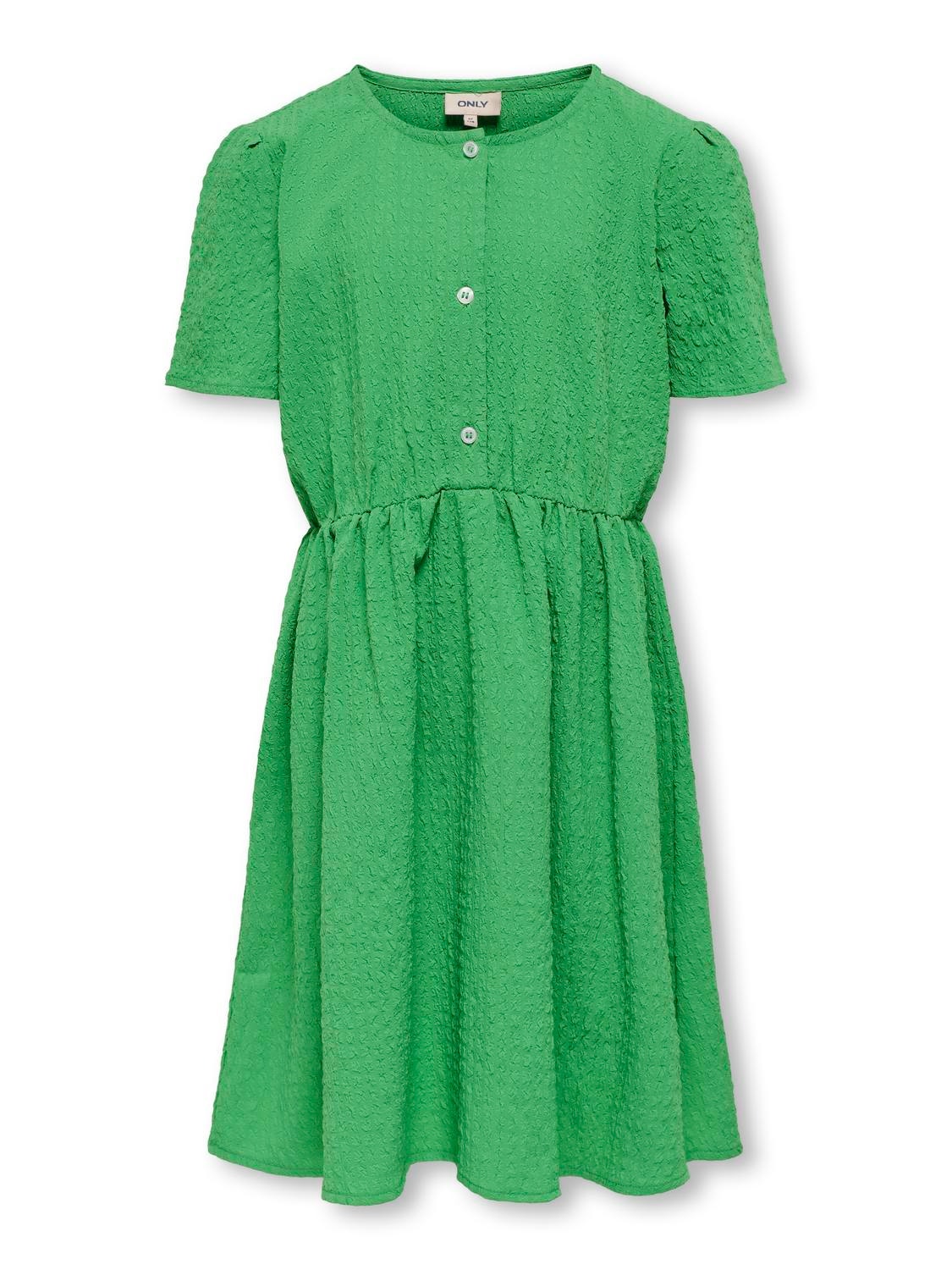 ONLY Short sleeved Dress -Kelly Green - 15257592