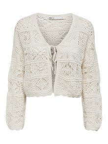 ONLY Knitted Cardigan -Cloud Dancer - 15257604