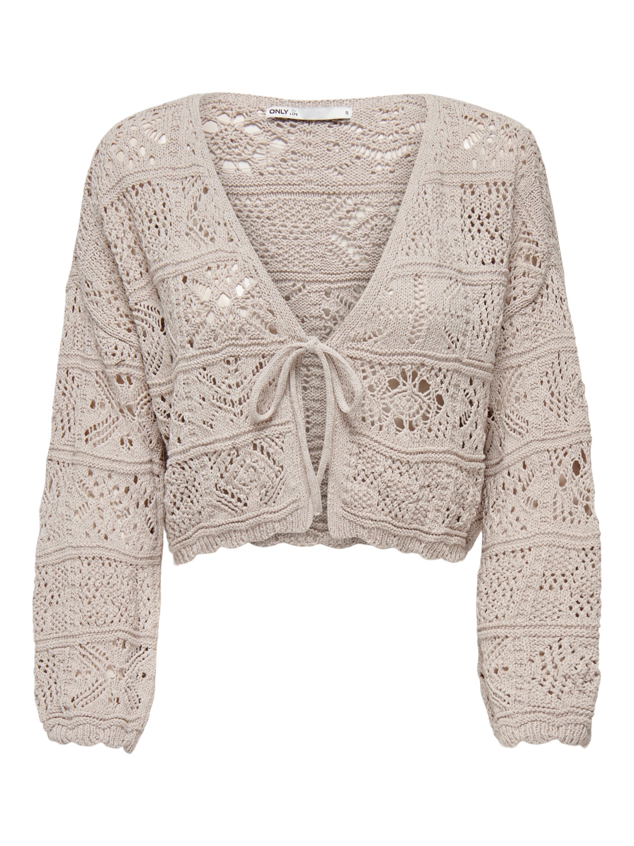 ONLY ONLBEACH Strickjacke -Pumice Stone - 15257604