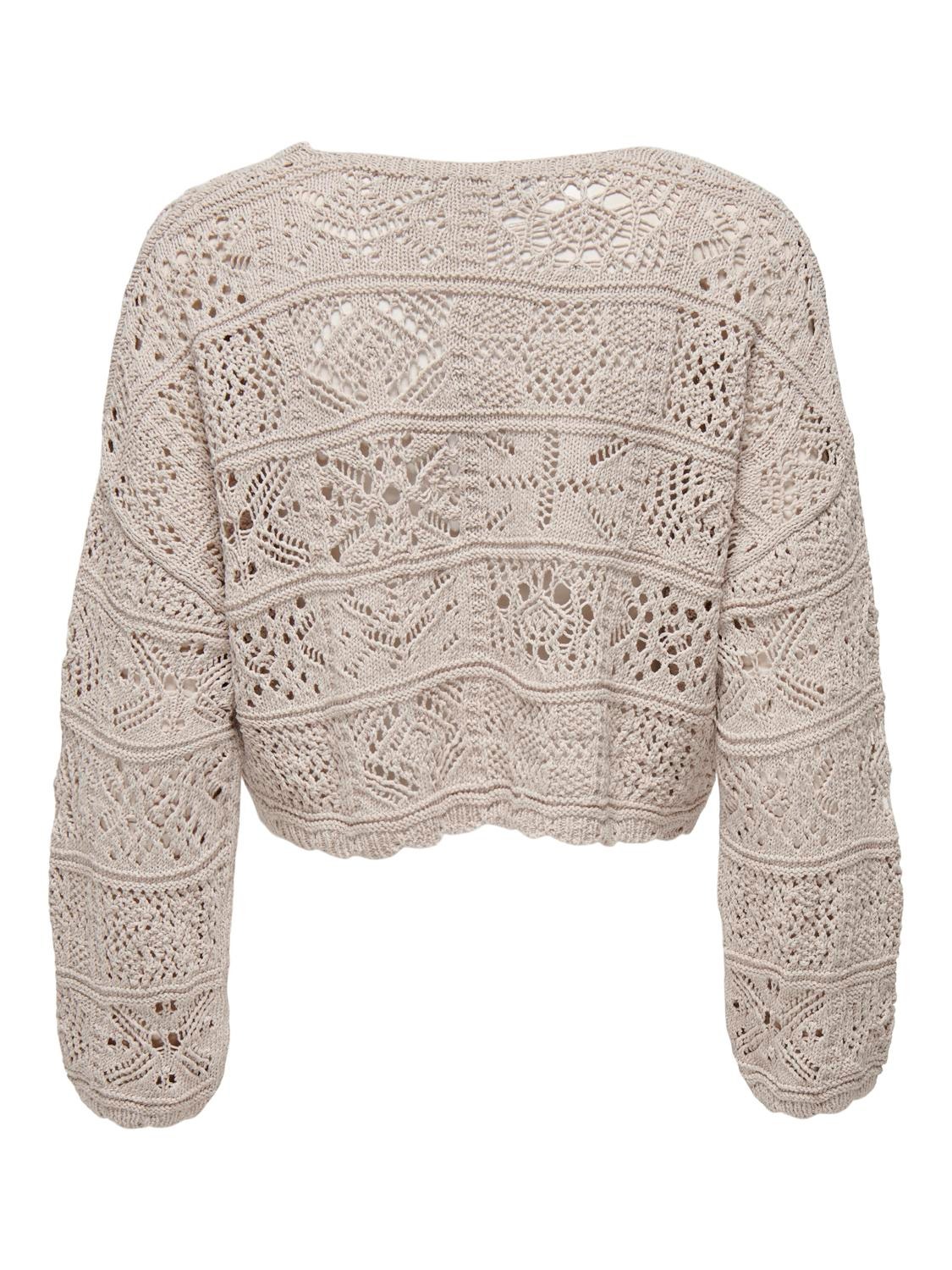 ONLY Knitted Cardigan -Pumice Stone - 15257604