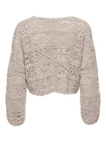 ONLY ONLBEACH Strickjacke -Pumice Stone - 15257604