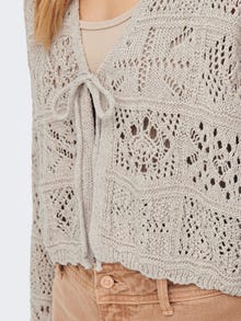 ONLY ONLBEACH Strickjacke -Pumice Stone - 15257604