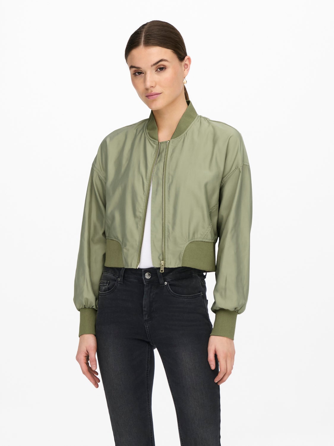 Cropped bomber Jacket with 40% discount 