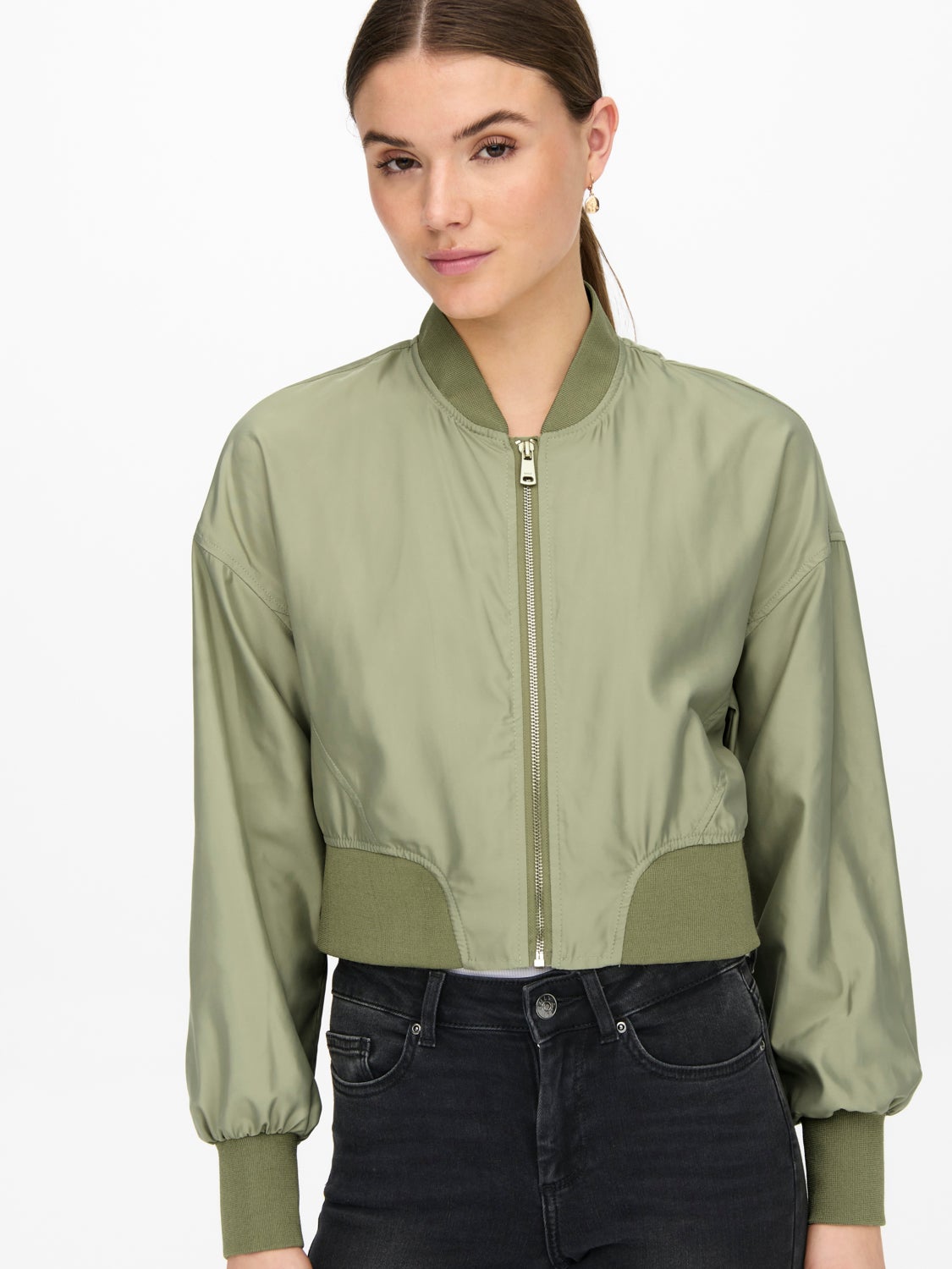 Cropped bomber Jacket with 40% discount 