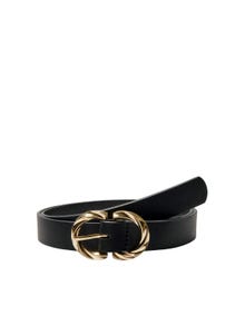ONLY Faux leather belt -Black - 15257652