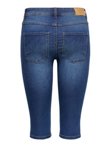 ONLY JDYNikki long highwaisted Denim shorts -Medium Blue Denim - 15257663