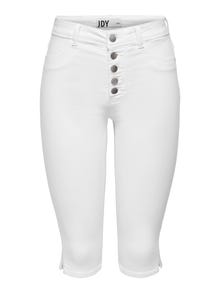 ONLY JDYNikki - À taille haute Shorts en jean -White - 15257663