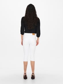 ONLY JDYNikki - À taille haute Shorts en jean -White - 15257663