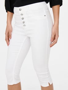 ONLY Pantalons Slim Fit -White - 15257663