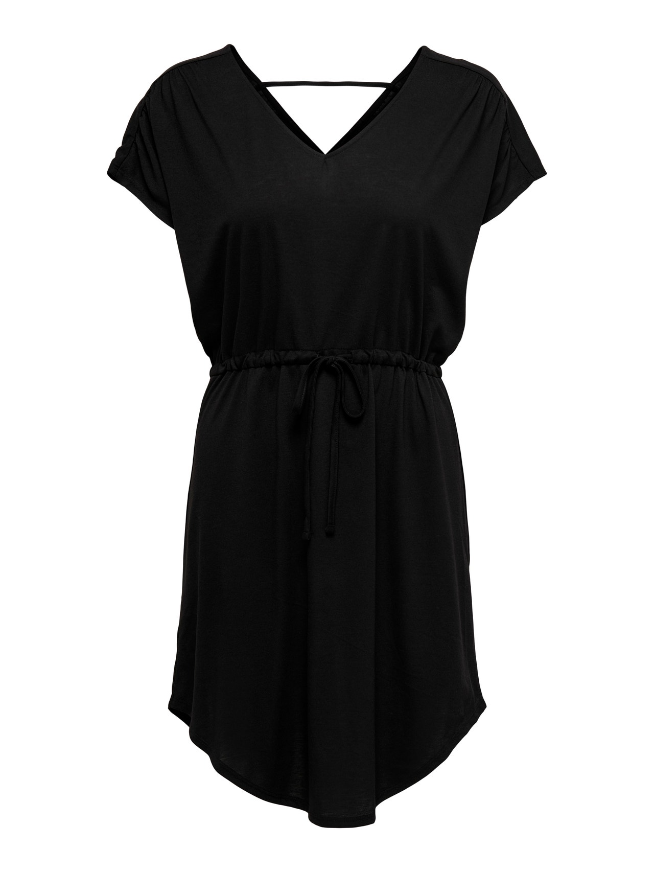 ONLY V-Neck Mini Dress -Black - 15257679