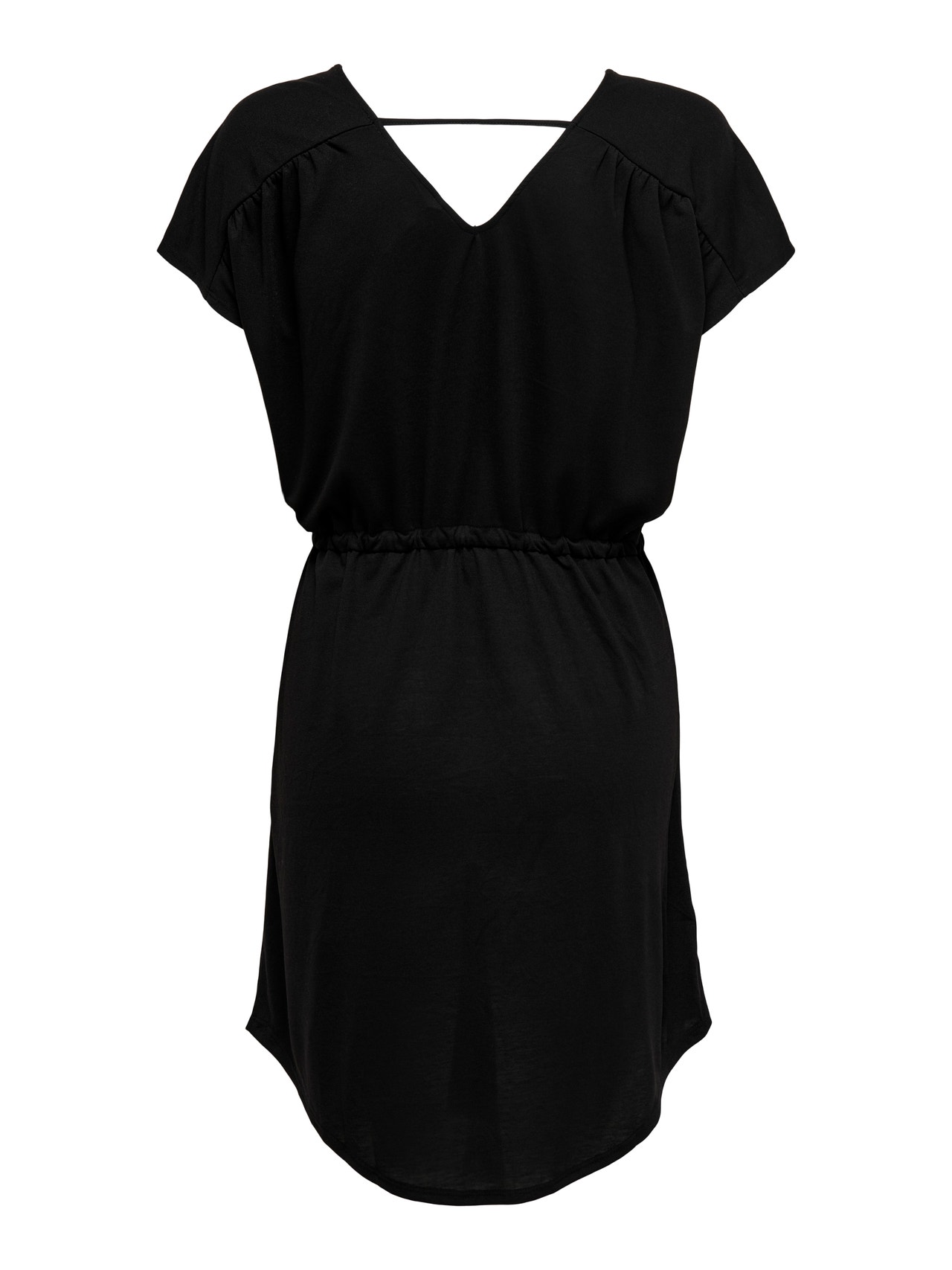 ONLY Regular Fit V-Neck Short dress -Black - 15257679