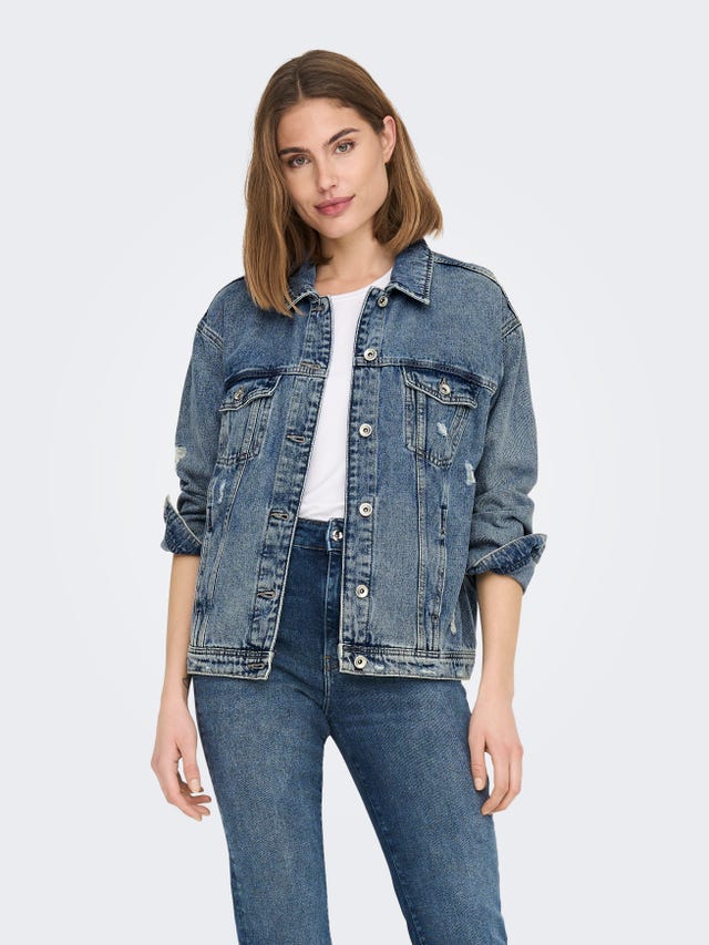 ONLY Oversize fit Jeansjacka - 15257710