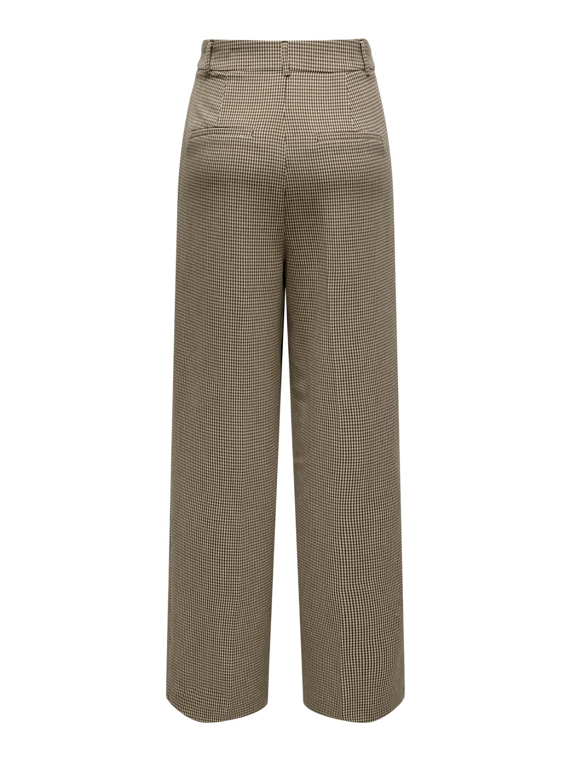 ONLY Classique à carreaux Pantalon -Straw - 15257754