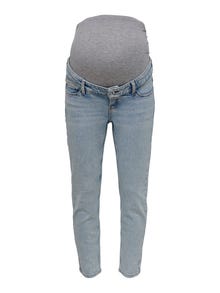 ONLY OLMEmily stretch ankel Straight fit jeans -Light Blue Denim - 15257989